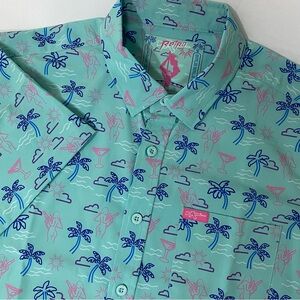 Retro Rifle Men’s Super Stretch Casual Button Down Shirt, Girls Girls.. Hawaiian
